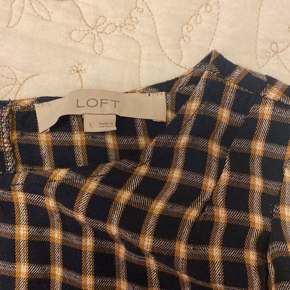 Loft Gingham blouse - Picture 2 of 2